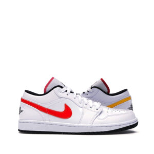 NIKE AIR JORDAN 1 LOW WHITE MULTI-COLOR