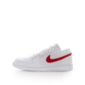 NIKE AIR JORDAN 1 LOW WHITE UNIVERSITY RED