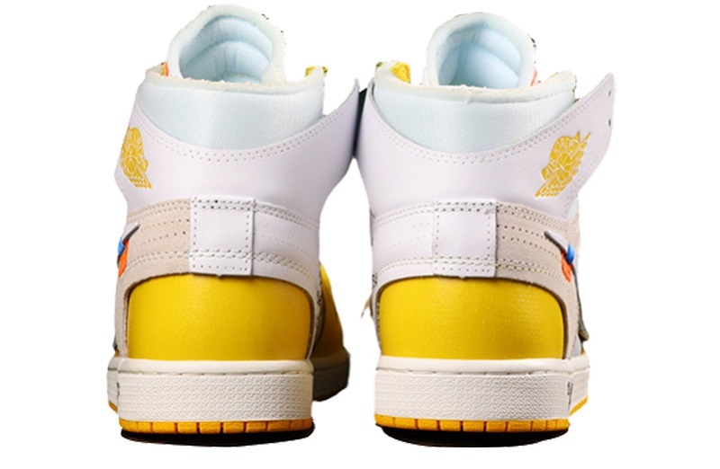 NIKE AIR JORDAN 1 OFF-WHITE CANARY YELLOW - Imagen 4