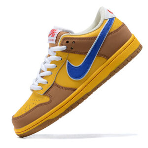 Nike Dunk Low “Brown-Yellow-Blue”