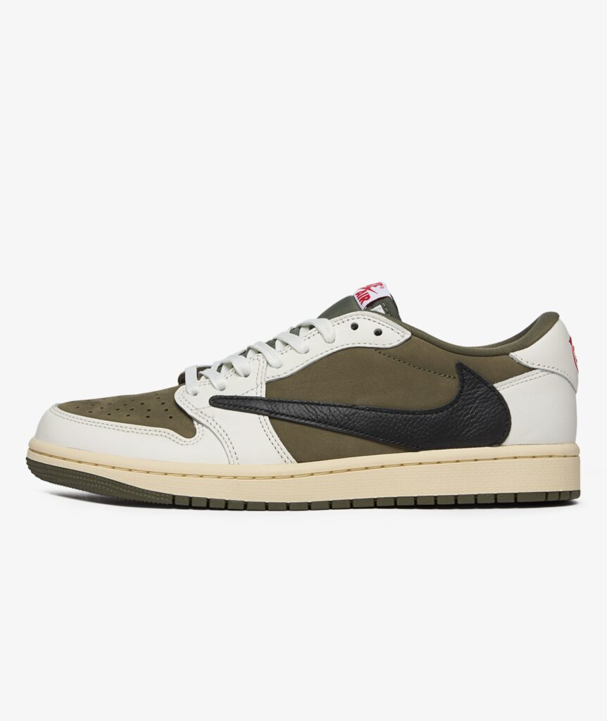 JORDAN 1 TRAVIS SCOTT GREEN OLIVE