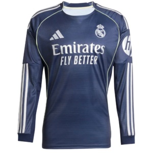 Camiseta Real Madrid 25/26 2ª equipación manga larga